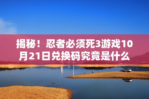 揭秘！忍者必须死3游戏10月21日兑换码究竟是什么？